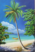Joffre George - Yellow Boat & Palm