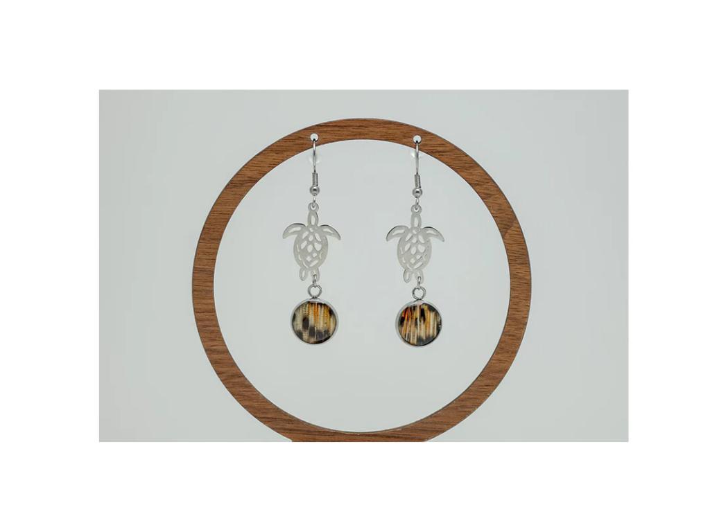 Brittany Ragland - Silver Turtle Dangles