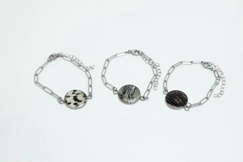 Brittany Ragland - Silver Paperclip Bracelet